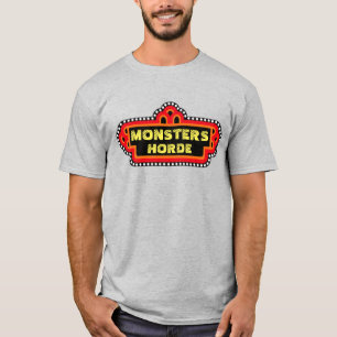 モンスターズホードレトロピザプレイスTシャツ Tシャツ
