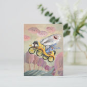 モンスターズ付きヴィンテージカー ポストカード (スタンド正面)