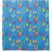 モンスターズ時間 シャワーカーテン (正面)