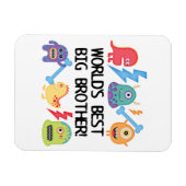 モンスターズ最高のワールドビッグブラザー マグネット (横)