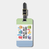 モンスターズ最高のワールドビッグブラザー ラゲッジタグ (正面縦)