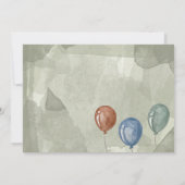 モンスターズ誕生日パーティーへの招待 招待状 (裏面)