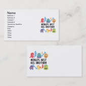 モンスターズ・ワールド最高のズ・ビッグ・ブラザー 名刺 (正面/裏面)