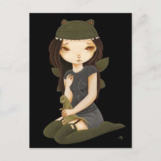 モンスターズ – 恐竜の妖精のモンスター ポストカード (正面)