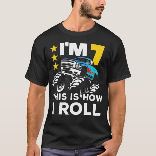 モンスターセブン誕生日ギフトビッグおもしろい素晴らし Tシャツ (正面)