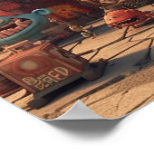 モンスタータウン ポスター (角)