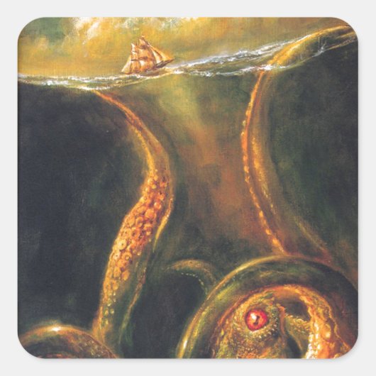 モンスタータコ スクエアシール (正面)