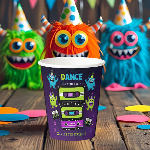 モンスターダンスパーティー   ハロウィーン誕生日 紙コップ