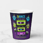 モンスターダンスパーティー | ハロウィーン誕生日 紙コップ (正面)