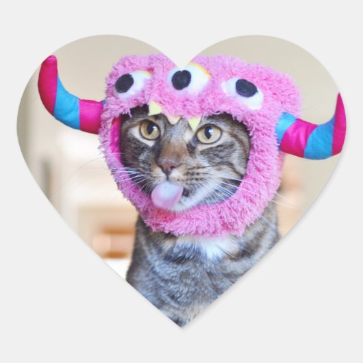 モンスターダープステッカー ハートシール (正面)