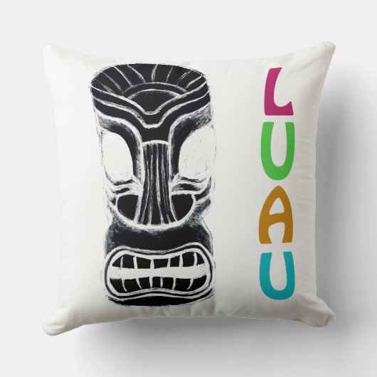 モンスターティキヘッドルアウ（ハワイ式宴会） クッション (裏面)