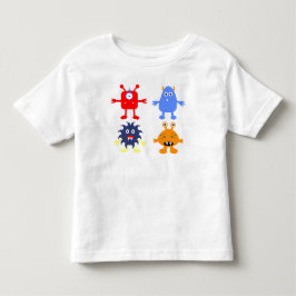 モンスターテーマの幼児プルオーバーフード付きスウェットシャツ トドラーTシャツ