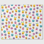 モンスターテーマバースデーパーティラッピング紙 ラッピングペーパー (フラット)