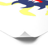 モンスターテーマ男の赤ちゃんルームプリント(3/4) フォトプリント            (角)