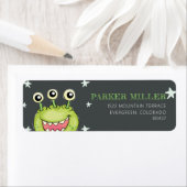 モンスターテーマ誕生日 ラベル (インサイチュ)