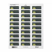 モンスターテーマ誕生日 ラベル (フルシート)