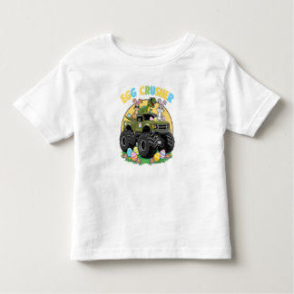 モンスターディノトラックイースターアドベンチャー トドラーTシャツ