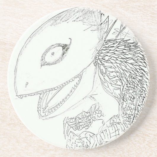 モンスタートカゲ漫画 コースター (正面)