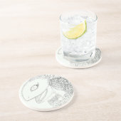 モンスタートカゲ漫画 コースター (側面)