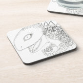 モンスタートカゲ漫画 コースター (左側)