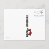 モンスタートラックありがとうはがき ポストカード (裏面)