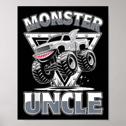 モンスタートラックおじさん父の日モンスタートラック ポスター (正面)