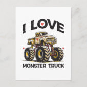 モンスタートラックが大好き ポストカード (正面)