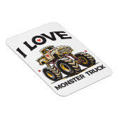 モンスタートラックが大好き マグネット (右側)