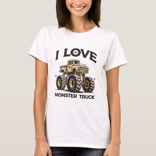 モンスタートラックが大好き Tシャツ (正面)
