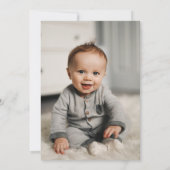 モンスタートラックが4速誕生日写真を必要 招待状 (裏面)