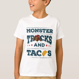 モンスタートラックとタコス Tシャツ