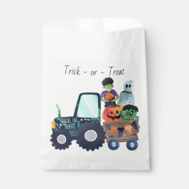 モンスタートラックのハロウィンお菓子入れ袋 フェイバーバッグ