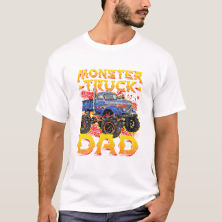 モンスタートラックのパパ お父さん Tシャツ