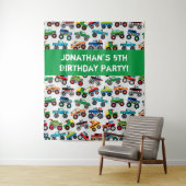 モンスタートラックの子供 タペストリー (インサイチュ)