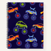 モンスタートラックの小学低学年向け作文帳 ノートブック (正面)