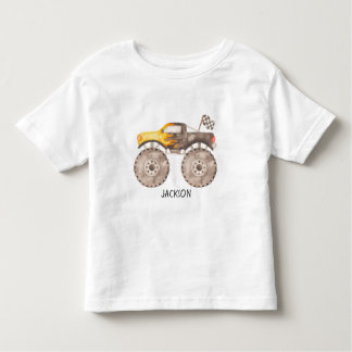 モンスタートラックの幼児用Tシャツ トドラーTシャツ