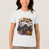 モンスタートラックの幽霊 トライブレンドTシャツ (正面)