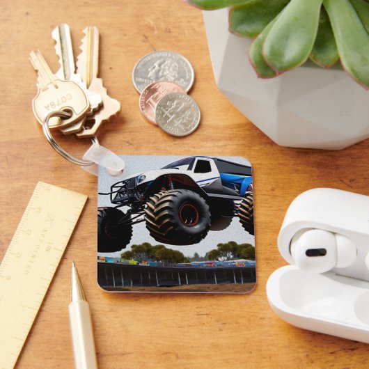 モンスタートラックの打ち上げ、キーリング キーホルダー (デスク)