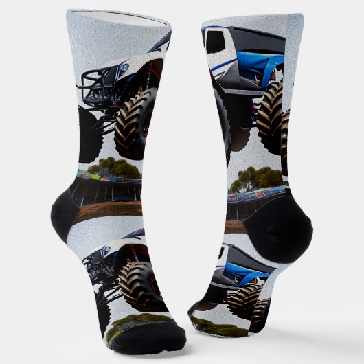 モンスタートラックの打ち上げ、クルーソックス ソックス (傾斜あり)