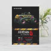 モンスタートラックの招待状 招待状 (スタンド正面)