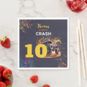 モンスタートラックの暗い誕生日をクラッシュする準備ができている スタンダードランチョンナプキン (インサイチュ)