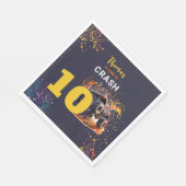 モンスタートラックの暗い誕生日をクラッシュする準備ができている スタンダードランチョンナプキン (角)