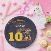 モンスタートラックの暗い誕生日をクラッシュする準備ができている ペーパープレート (パーティー)