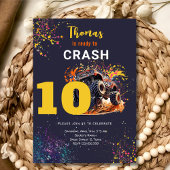 モンスタートラックの暗い誕生日をクラッシュする準備ができている 招待状