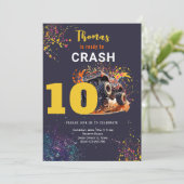 モンスタートラックの暗い誕生日をクラッシュする準備ができている 招待状 (スタンド正面)