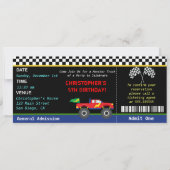 モンスタートラックの誕生日の招待状 招待状 (正面)