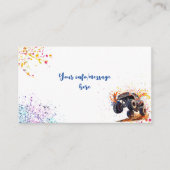 モンスタートラックの誕生日をクラッシュする準備ができている エンクロージャーカード (正面)