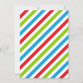 モンスタートラックの誕生日パーティー ドライブバイ 誕生日 招待状 (裏面)