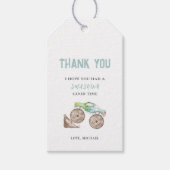 モンスタートラックの誕生日プレゼントタグ ギフトタグ (正面)