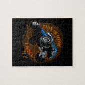 モンスタートラックはこれ私がいかに飛ぶかです ジグソーパズル (横)